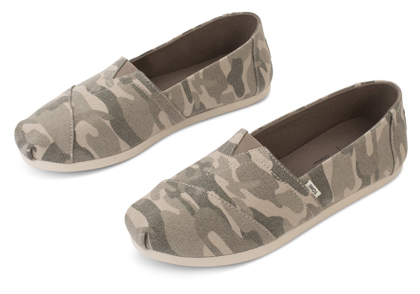 Toms Alpargata Camo Espadrille Grey - Womens - 30918-XJEC